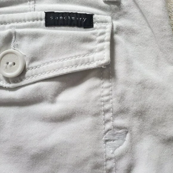 Sanctuary Clothing Women's Peace Revival Bootcut Pant White Size 28 - Picture 10 of 16